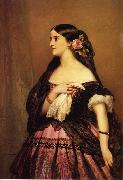 Franz Xaver Winterhalter Adelina Patti painting